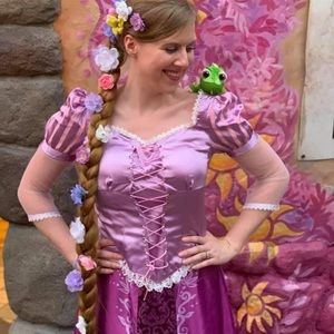 Rapunzel dress tangled Disney cosplay bound